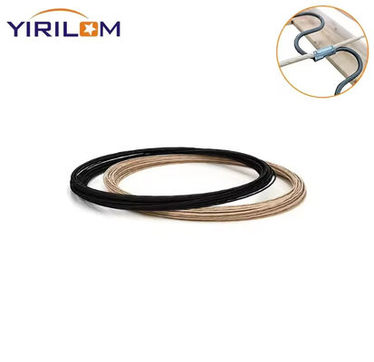 Aksesoris furnitur Sofa Posisi Line Paper Terbungkus Wire Plastik Fixing Strip
