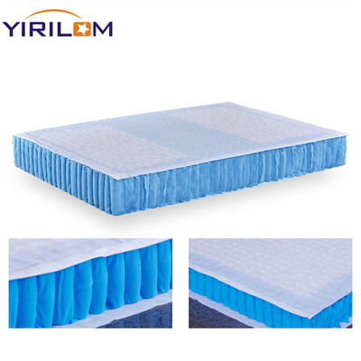 Disesuaikan Pocket Spring Unit 18cm Tinggi 7 Zona Matras Pocket Coils