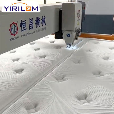 Polyester Mattress Quilting Jacquard Bed Quilting Kain rajutan