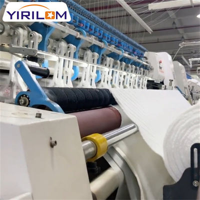 Polyester Mattress Quilting Jacquard Bed Quilting Kain rajutan