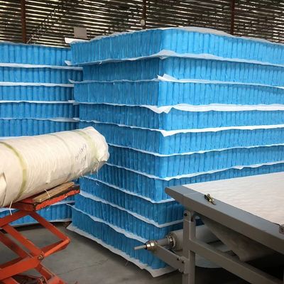 High Carbon Steel Wire Mattress Pocket Spring Unit dengan opsi zona 1/3/5/7 untuk dukungan yang optimal