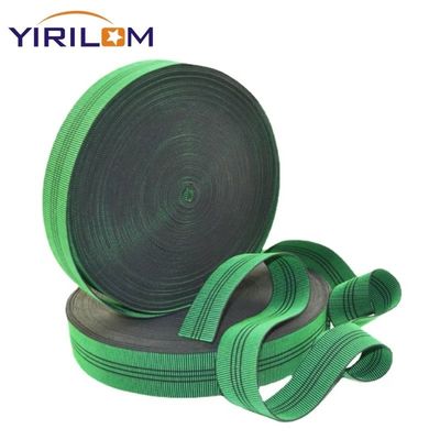 Customized Green 7cm Stretch PP Sofa Belt Edge Banding Straps 5cm Meubel Tapel Sofa Elastic Webbing Belt