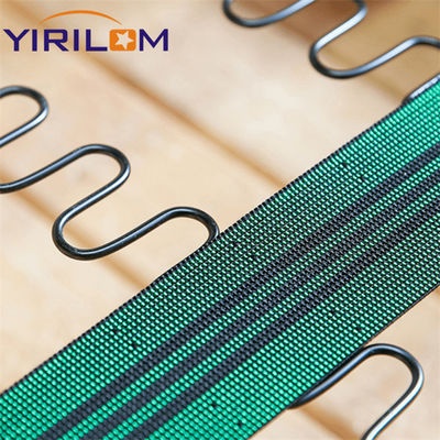 Sofa Webbing Sofa Elastis Hijau Pita Sabuk Bahan Sofa Ketahanan Abrasi Tinggi