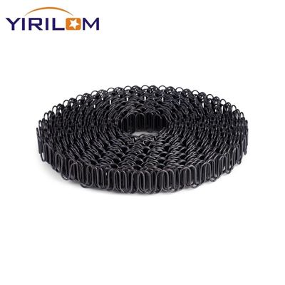 Furnitur Aksesoris Tapel baja Wire Roll Sofa Zig Zag Spring Coil Springs Hitam Zig Zag Spring
