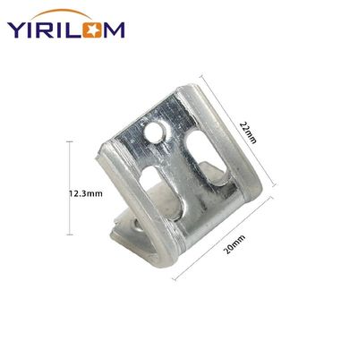 Zinc Coated 4 Hole Sofa Spring Clip with Half Plastic Cover for No-Sag Furniture Repair (Dipakai untuk memperbaiki furnitur tanpa sarang)