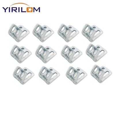 Zinc Coated 4 Hole Sofa Spring Clip with Half Plastic Cover for No-Sag Furniture Repair (Dipakai untuk memperbaiki furnitur tanpa sarang)