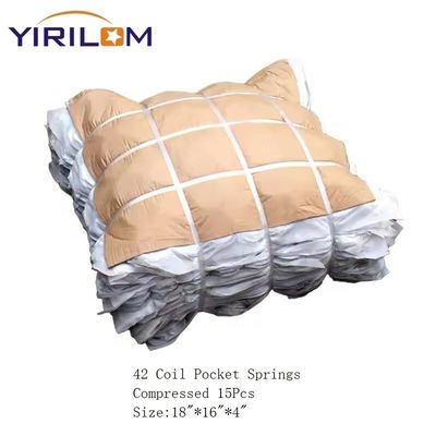 Ukuran dan Bentuk Disesuaikan Dukungan Kuat Pocket Coil Spring untuk Kusen Sofa