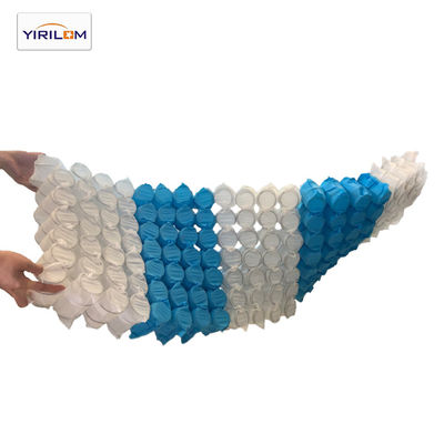 Disesuaikan 3/5/7 Zoned Partisi Dukungan Pocket Coil Springs untuk Furniture Mattress