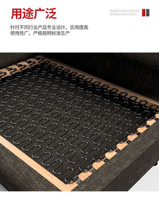 Diameter kawat yang disesuaikan Semicircle Zigzag Spring Untuk Sofa Interior Upholstery