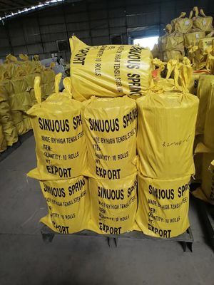 Pegas Zigzag Panjang yang Disesuaikan dengan Kapasitas Beban 50kg-200kg dan Diameter Kawat 2.8mm-4.0mm untuk Perangkat Keras Dalam Sofa