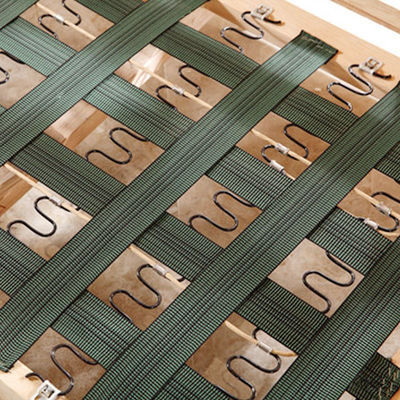 Musim semi zigzag hitam untuk kursi sofa dengan ketinggian busur khusus 16-35mm Lebar dan permukaan yang dilektroplasi