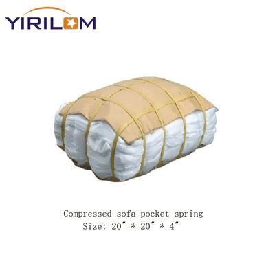 Ukuran Disesuaikan Sofa Kissen Seat Independent Pocket Coil Spring Untuk Kenyamanan