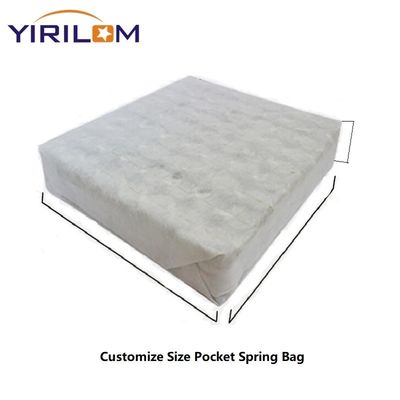 Ukuran Disesuaikan Sofa Kissen Seat Independent Pocket Coil Spring Untuk Kenyamanan
