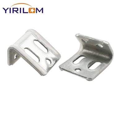 Klip Pegas Setengah Plastik Berlapis Seng 4 Lubang untuk Pemasangan Furnitur Sofa