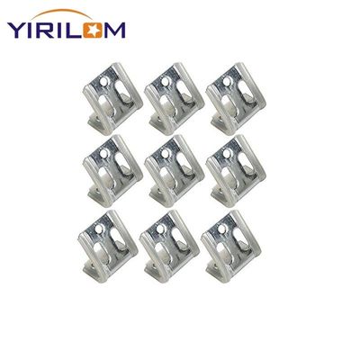 4 lubang logam plastik Zig Zag Spring Clip Untuk Memperbaiki Grapa De Resorte Para Sofa Tempat Tidur Spring Clip