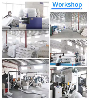 Customized Putih atau Biru 1,8 mm Wire Diameter Elastis Pocket Spring Coils untuk Kusen Sofa
