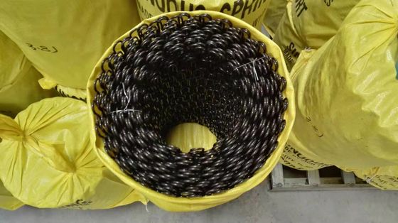 Pegas Spiral Zigzag Hitam Lapis Epoxy dengan Panjang Kustom untuk Penopang Sofa