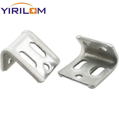 Klip Pegas Lapis Seng 4 Lubang Tahan Lama untuk Sofa dengan Perangkat Keras Furnitur Ketebalan 0.8mm/1.0mm