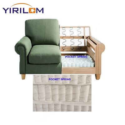 Ukuran Disesuaikan Baja Karbon Tinggi Kawat Sofa Berisik Pocket Spring Coil untuk Kusen Sofa