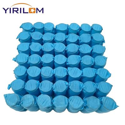 OEM Putih Tinggi 4 Inci Diameter Koil 2.0mm Unit Koil Pegas Saku Sofa Penutup Kain Non Woven