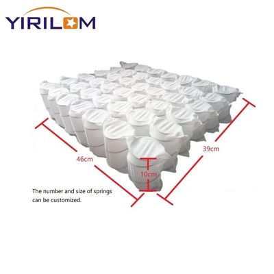 1.8mm 2.0mm Steel Wire Diameter Sofa Pocket Coils Spring Untuk Cushion Dimensi yang dapat disesuaikan