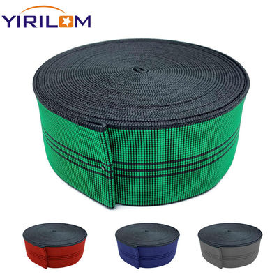 Aksesoris furnitur Elastis Rubber Webbing Untuk Sofa 1.4mm-1.5mm