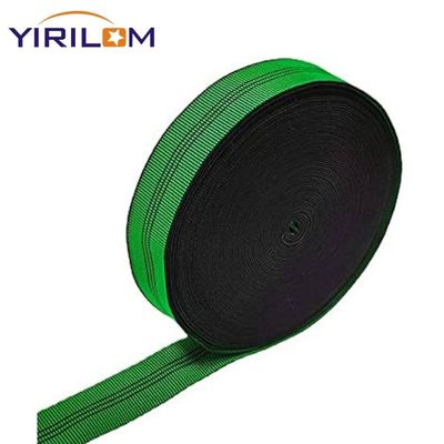 Aksesoris furnitur Elastis Rubber Webbing Untuk Sofa 1.4mm-1.5mm