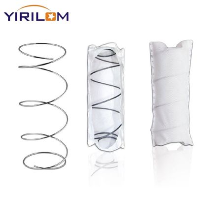 Disesuaikan 1.8mm 2.0mm Steel Wire Sofa Pocket Spring Unit Untuk Sofa Dengan Kain Tenun Dan Desain Kantong Individu