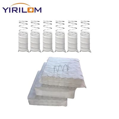 Disesuaikan 1.8mm 2.0mm Steel Wire Sofa Pocket Spring Unit Untuk Sofa Dengan Kain Tenun Dan Desain Kantong Individu