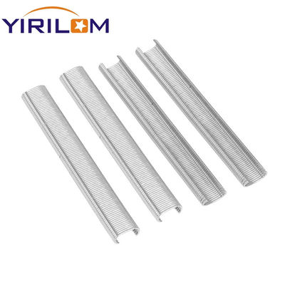 Perbaiki C Ring Kuku Hog Ring Gamelan Staples Fastener Zinc-dilapisi Perak Putih Kuku C Hog Ring
