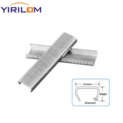 Perbaiki C Ring Kuku Hog Ring Gamelan Staples Fastener Zinc-dilapisi Perak Putih Kuku C Hog Ring