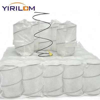 Daya tahan yang dapat disesuaikan Kawat baja karbon tinggi Pocket Coil Spring Pocket Spring Coil Untuk Unit Untuk Sofa
