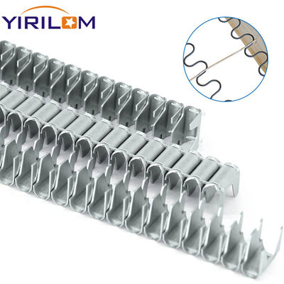 Oem 0.8 mm Ketebalan Pneumatic Clip Hardware Aksesoris Untuk Sofa Zigzag Spring Fixation