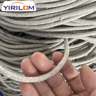 China Row Material Manufacturer Cotton Ropes Custom 3mm tebal abu-abu alami kerajinan kapas tali