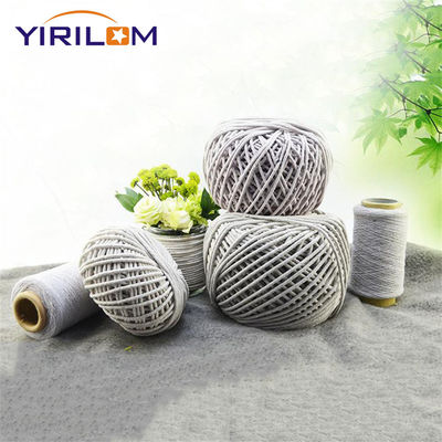 China Row Material Manufacturer Cotton Ropes Custom 3mm tebal abu-abu alami kerajinan kapas tali