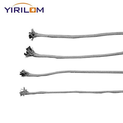China Row Material Manufacturer Cotton Ropes Custom 3mm tebal abu-abu alami kerajinan kapas tali