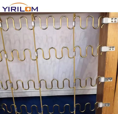 Aksesoris furnitur Sofa Posisi Line Paper Terbungkus Wire Plastik Fixing Strip