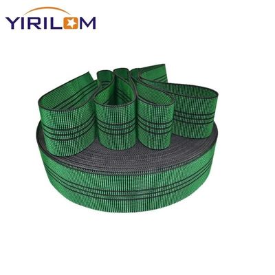 Direktur Pabrik 50mm Green Elastic String Webbing untuk Meubel Tapisan Kembali Sofa