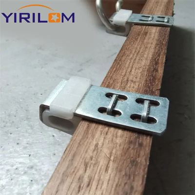 Sofa Hardware tahan lama baja Plastik Spring Fasteners 4-Low Komposit Spring Sofa Klip untuk Furnitur
