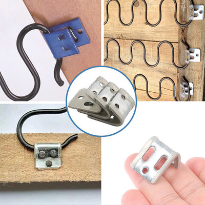4 / 5 Lubang Spring Sofa Klip Hardware Aksesoris Untuk Zigzag Spring