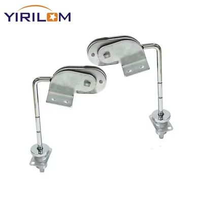Grosir Furniture Connector Sofa Hinge Armset Adjustable Mechanism Silver Iron Sofa Headrest Hinge