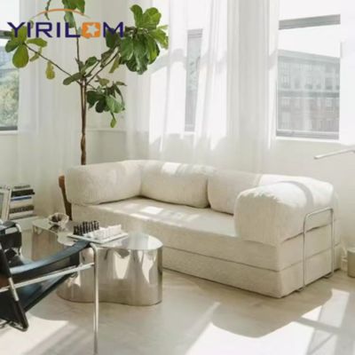 Sofa Modular Segmen Putih Mewah Ruangan Hidup Modern Sofa Kompresi Sofa Vakum Sofa Tempat Tidur Set Kain Bahan untuk Hotel