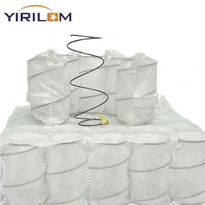 High Carbon Steel Wire Sofa Pocket Spring Unit dengan kain tenun 65-100g/m2 dan ukuran yang disesuaikan