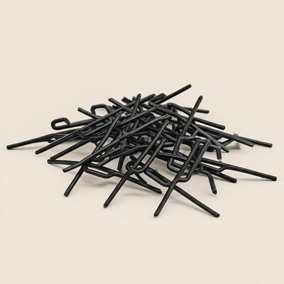 Klip Kawat Penahan Seng Galvanis Tugas Berat dengan Mahkota 22mm untuk Kasur dan Pelapis