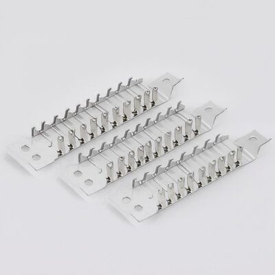 5 lubang Zinc dilapisi setengah plastik tertutup spring clip untuk sofa Zig Zag Springs