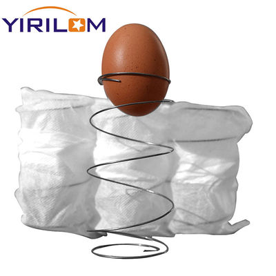 1.0mm Zinc Wire Diameter Putih Roll Up Pocket Spring Untuk Bantal
