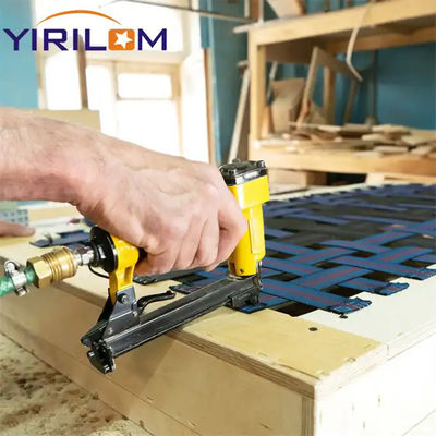 Sabuk Pita Anyaman Poliester Warna-warni Anyaman Sofa Elastisitas Rajutan
