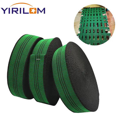 4.7cm Lebar Sofa Elastic Webbing dengan Campuran Karet Polipropilena dan Rentangan 50% untuk Pelapis