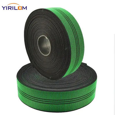 Warna Sofa Webbing Elastisitas Tinggi Furniture Webbing Polyester Belt