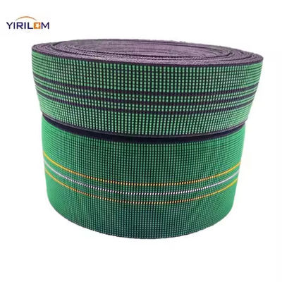 Perlengkapan sofa khusus Polypropylene Polyester Elastic Webbing Belt